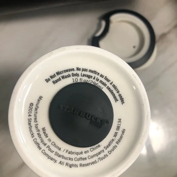 Starbucks mug with ceramic lid - Picture 4 of 4